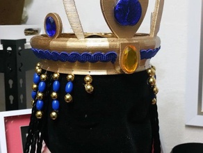 egyptian crown costume 3d print model - Mito3D