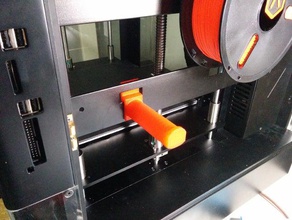 raise3d custom spool holder printer parts 3d print model - Mito3D