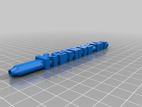 my customized bic word pen kenneth office 3d print model - Mito3D