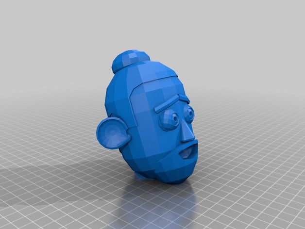 le gars bizarre interactifs art personnalisé 3D print model - Mito3D