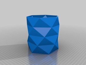 hexagon box one containers customized 3d print model - Mito3D