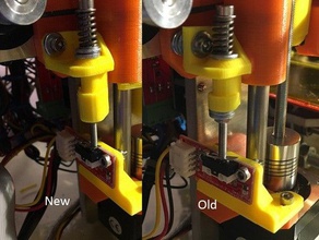 prusa i3 axis endstop screw bracket 3d printer parts rework upgrade 3d print model - Mito3D
