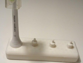 phillips sonicare toothbrush holder bathroom 3d print model - Mito3D