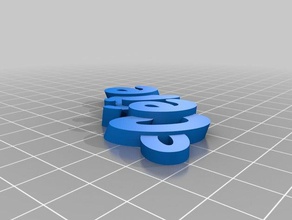 c&eacuteline llaveros personalizado 3d print model - Mito3D