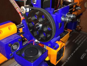 big gear l3k gt2 belt closed 101 teeth 3d printer extruders extruder 3d print model - Mito3D