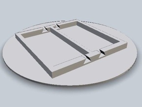 flux 3d-Drucker extern-spool-Halter Zubehör 3d print model - Mito3D