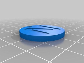 shopping trolley tokens other 3d print model - Mito3D