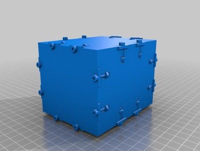 meine angepasste finger-joint-box t-Nuten Container 3d print model - Mito3D