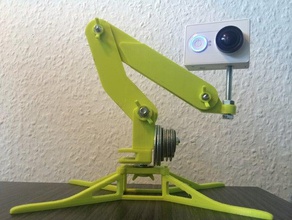 universal-Kamera-Halterung stehend Drucker mount aktualisiert v20 action-cam montieren cam-Drucker Drucker-cam-mount universal cam xiaomi - Kamera yi 3d print model - Mito3D