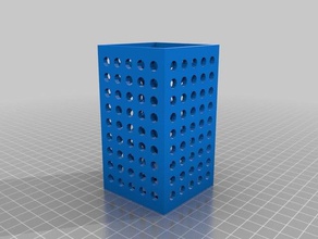 caixote recipientes personalizado 3d print model - Mito3D