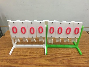 binary counter twos complement math 3d print model - Mito3D