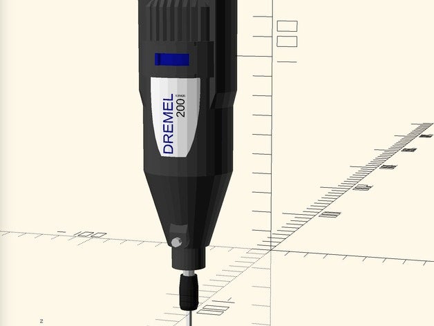 dremel 200 openscad ferramentas 3D print model - Mito3D