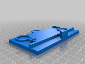 equality keychain 3d printing gender genders 3d print model - Mito3D