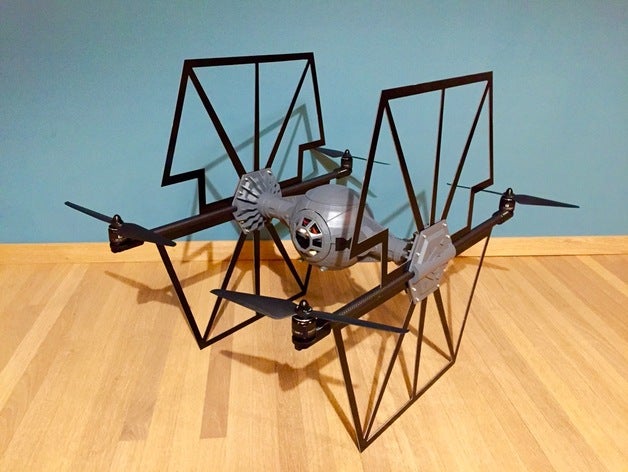 tie fighter quadcopter Fahrzeuge 3D print model - Mito3D