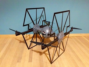 tie fighter quadcopter véhicules 3d print model - Mito3D