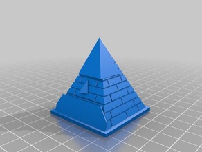 piramide egizia 3d stampa 3d print model - Mito3D