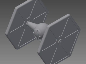 tie fighter model vehicles makeredchallenge designproject engineeringproject mathproject scienceproject starwars starwarstiefighter star wars 3d print model - Mito3D