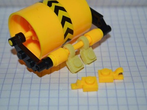 ladrillo de lego la construcción juguetes 3d print model - Mito3D