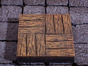 taberna do bloco 2 a hobby diorama dnd chão mini miniatura openforge o terreno tudor wargaming madeira da telha 3d print model - Mito3D