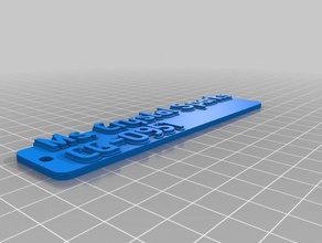 sparks tag keychains customized 3d print model - Mito3D