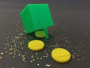 el duende de la trampa monedas otros cuadro engineeringproject irlandés makeredchallenge stpatricks día 3d print model - Mito3D