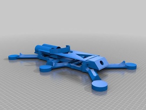 treefrog modded quad test aa rocket motors other 3d print model - Mito3D