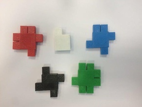 dot diagram puzzles learning makeredchallenge scienceproject 3d print model - Mito3D