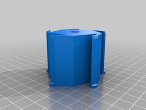 my customized spool hub adapter v2 3d printer parts 3d print model - Mito3D