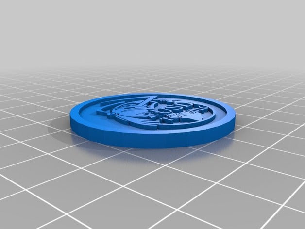 meine angepasste token fusd tot 2016 Münzen Abzeichen 3D print model - Mito3D