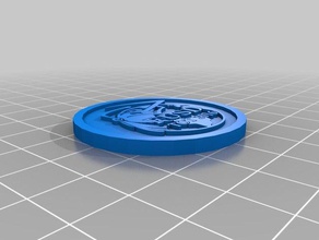 meu personalizados token fusd tot 2016 moedas emblemas 3d print model - Mito3D