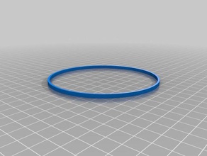 4 inch ring template toy game accessories 3d print model - Mito3D