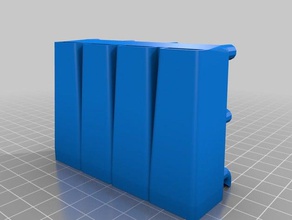 cutter 20x4 tool holders boxes customized 3d print model - Mito3D