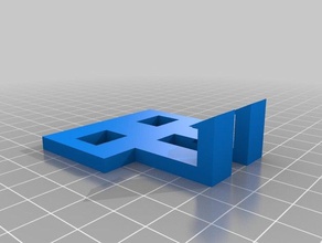 geeetech i3 pro dual extruder anti sag 3d printer parts 3d print model - Mito3D