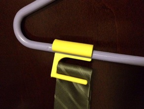 clip cravatta, titolare appendiabiti organizzazione l'uso quotidiano 3d print model - Mito3D
