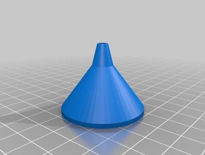 my customized long neck funnel parametric art tools 3d print model - Mito3D