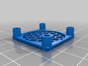 25mm extruder fan cover parts customized 3d print model - Mito3D