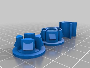 ford hood prop clip 3d printing 3d print model - Mito3D