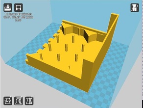 plinko dados de la torre juguete juego accesorios boardgame mesa fresco juegos plexiglás 3d print model - Mito3D