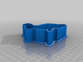 hase-cookie-cutter kitchen dining customized 3d print model - Mito3D