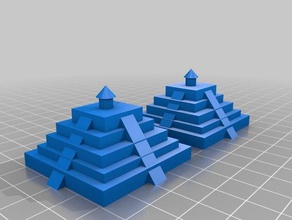 messico piramide piramides mexicanas raul cohen 3d stampa 3d print model - Mito3D