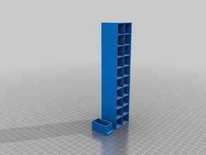 armazenamento de caixa 2x10 organização personalizado 3d print model - Mito3D