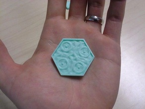 su kiremit hex oyunlar dnd fayans hexagon altıgen mini minyatür Minyatürler miniwargaming cep pocket taktikler prop sahne rpg masa üstü wargame 3d print model - Mito3D