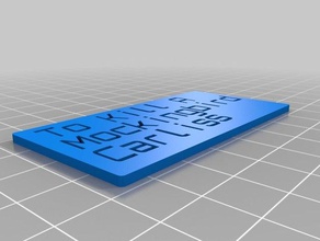 carliss 2sion luggage label v2 organization customized 3d print model - Mito3D