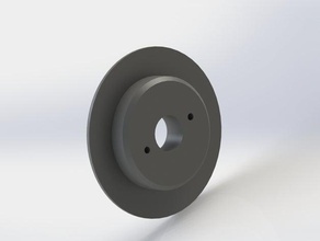 adattatore filamento titolare 17mm cerchio 3d la stampante parti bobina di 3d print model - Mito3D