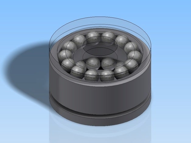 ball-bearing parts 3D print model - Mito3D