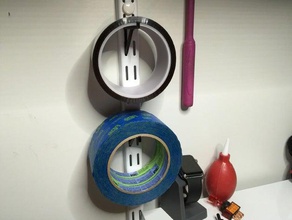 shelving tape hook tool holders boxes 3d print model - Mito3D