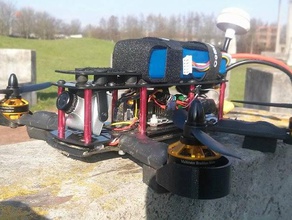 cam mount zmr 250 runcam magnezyum alaşımlı gövde skyplus pz0420m 600tvl 3d baskı testleri kamera monte edin halterung zmr250 3d print model - Mito3D