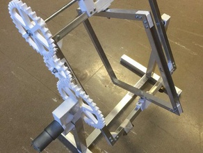 rotación mouldercastor de la máquina herramientas designproject engineeringproject makeredchallenge 3d print model - Mito3D