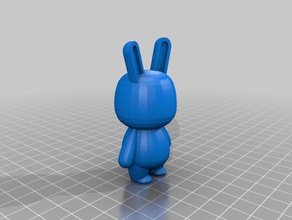 crazy bunny sculture 3d print model - Mito3D