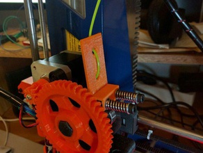 gregs wade extruder filaflex tensor 3d printer parts 3d print model - Mito3D